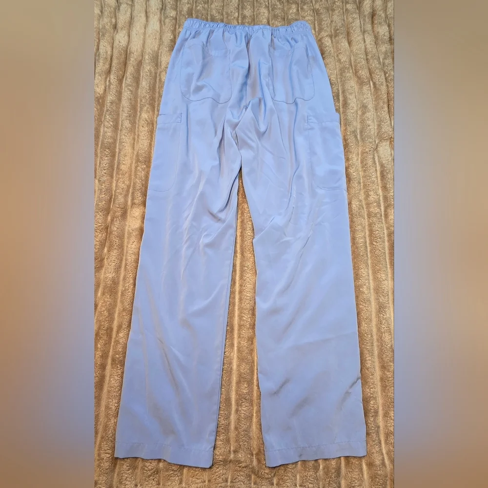 Elevate IRG: Women's full elastic Scrubs Pant...CIEL BLUE ...Size M - Picture 2 of 9
